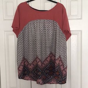Rewind Paisley Patterned Flowy Top